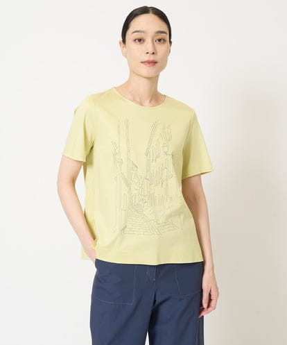 PARIS風景プリントTシャツ