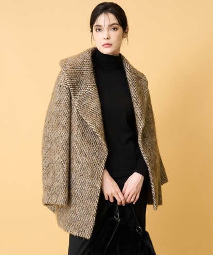 クリスチャンオジャール ライナー付きコート&プリーツ羽織物2点セット クリスチャンオジャール ライナー付きコート&プリーツ羽織物2点